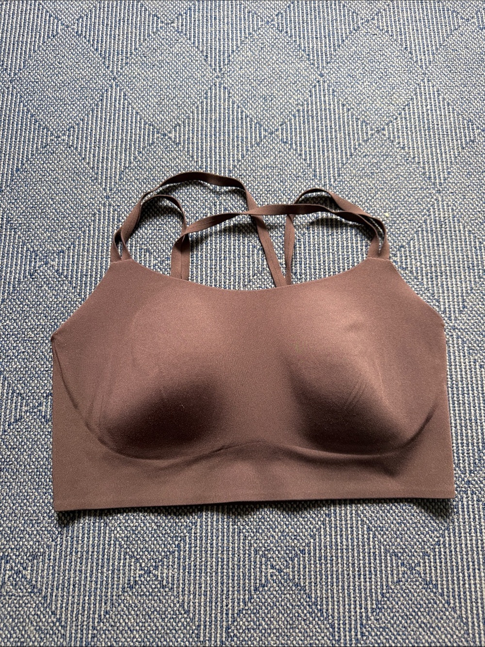 Aerie Seamless Strappy Bralette in Brown